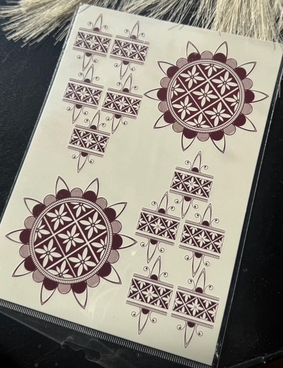 Instant Mehndi Tattoo T11