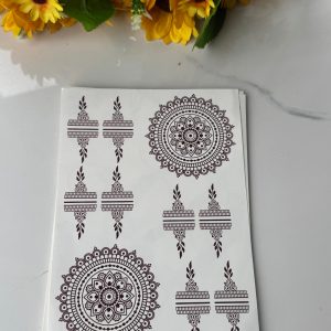 Instant Mehndi Tattoo T9
