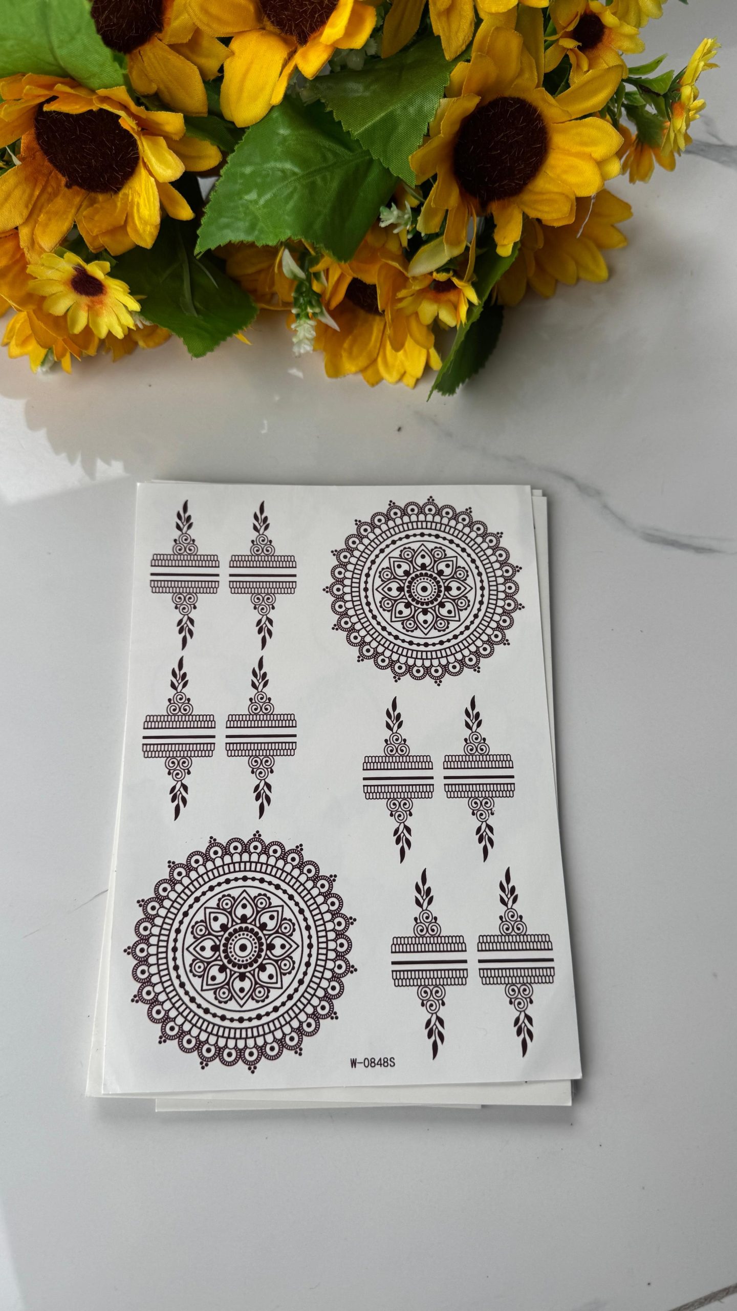 Instant Mehndi Tattoo T9