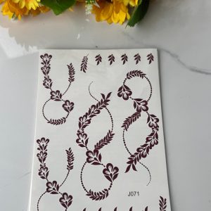 Instant Mehndi Tattoo T16